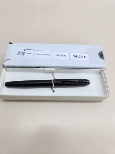 Pluma estilográfica | Negro mate con adornos negros Punta fina Parker IM